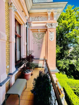 Loggia, Apartment, Villa Hintze in Heringsdorf
